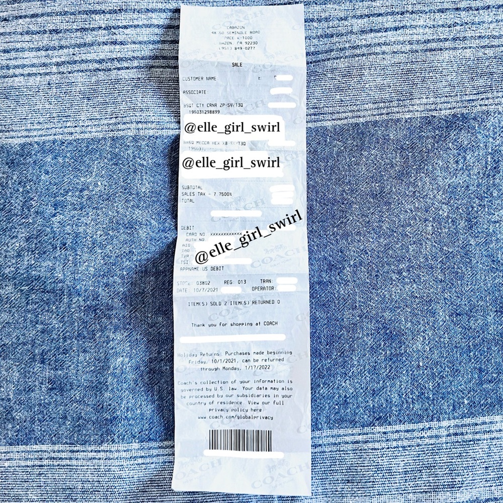 Coach X Jean Michel Basquiat Set - Mecca Hexagonal Xbody Bag & Matching Wristlet - Picture 15 of 16